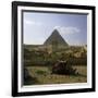 The Great Pyramid and the Sphinx-null-Framed Photographic Print