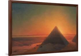 The Great Pyramid at Giza, 1878-Ivan Konstantinovich Aivazovsky-Framed Giclee Print