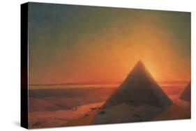 The Great Pyramid at Giza, 1878-Ivan Konstantinovich Aivazovsky-Stretched Canvas