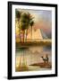 The Great Pyramid of Giizeh-English School-Framed Giclee Print