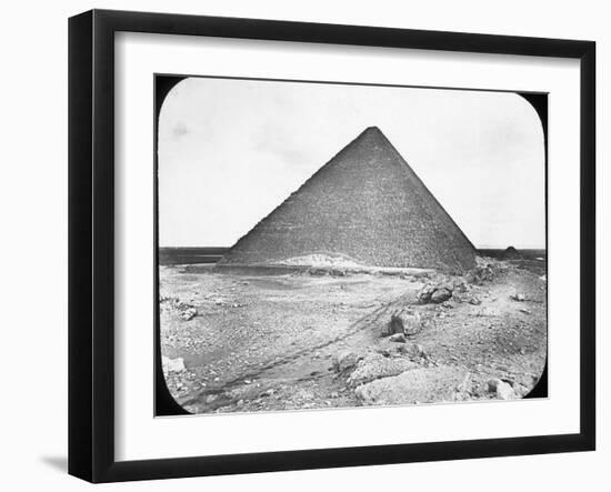 The Great Pyramid of Khufu (Cheop), Giza, Egypt, C1890-Newton & Co-Framed Photographic Print