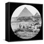 The Great Pyramids, Giza, Egypt, C1890-Newton & Co-Framed Stretched Canvas