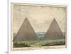 The Great Pyramids of Giza-null-Framed Art Print