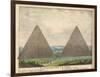 The Great Pyramids of Giza-null-Framed Art Print