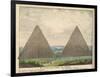 The Great Pyramids of Giza-null-Framed Art Print