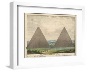 The Great Pyramids of Giza-null-Framed Art Print