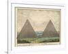 The Great Pyramids of Giza-null-Framed Art Print