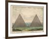 The Great Pyramids of Giza-null-Framed Art Print