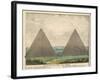 The Great Pyramids of Giza-null-Framed Art Print