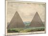 The Great Pyramids of Giza-null-Mounted Art Print