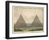 The Great Pyramids of Giza-null-Framed Art Print