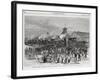 The Great Railway Strike Halting Locomotives at Martinsburg-null-Framed Giclee Print