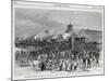 The Great Railway Strike Halting Locomotives at Martinsburg-null-Mounted Giclee Print