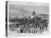 The Great Railway Strike Halting Locomotives at Martinsburg-null-Stretched Canvas