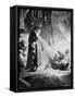 The Great Raising of Lazarus-Rembrandt van Rijn-Framed Stretched Canvas