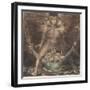The Great Red Dragon and the Beast from the Sea, c.1805-William Blake-Framed Premium Giclee Print