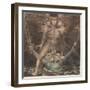 The Great Red Dragon and the Beast from the Sea, c.1805-William Blake-Framed Giclee Print