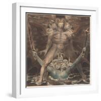 The Great Red Dragon and the Beast from the Sea, c.1805-William Blake-Framed Giclee Print