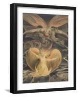 The Great Red Dragon and the Woman Clothed with the Sun, 1805-Williiam Blake-Framed Art Print