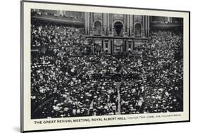 The Great Revival Meeting, Royal Albert Hall, London-null-Mounted Photographic Print