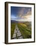 The Great Ridge Pathway, Mam Tor, Hope Valley, Castleton, Peak District National Park, Derbyshire,-Chris Hepburn-Framed Photographic Print