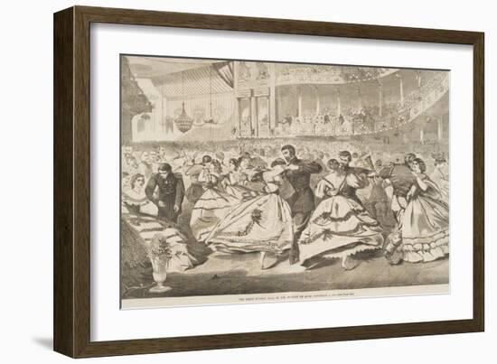 The Great Russian Ball at the Academy of Music-Winslow Homer-Framed Giclee Print