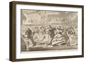 The Great Russian Ball at the Academy of Music-Winslow Homer-Framed Giclee Print