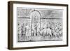 The Great Sacrifice of the Romans on Undertaking a War-James Gardner-Framed Giclee Print