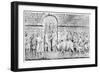 The Great Sacrifice of the Romans on Undertaking a War-James Gardner-Framed Giclee Print