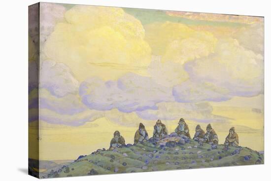 The Great Sacrifice. Stage Design for the Ballet the Rite of Spring (Le Sacre Du Printemp), 1910-Nicholas Roerich-Stretched Canvas