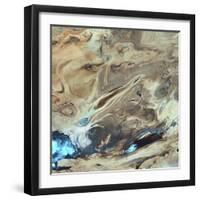 The Great Salt Desert in Iran-null-Framed Photographic Print