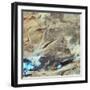 The Great Salt Desert in Iran-null-Framed Photographic Print