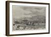 The Great Salt Lake City of the Mormons, Looking West, the Salt Lake in the Distance-null-Framed Giclee Print