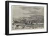 The Great Salt Lake City of the Mormons, Looking West, the Salt Lake in the Distance-null-Framed Giclee Print