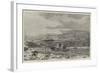 The Great Salt Lake City of the Mormons, Looking West, the Salt Lake in the Distance-null-Framed Giclee Print