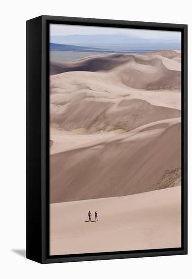 The Great Sand Dunes National Park Near Alamosa, Colorado-Sergio Ballivian-Framed Stretched Canvas