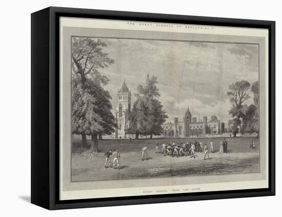 The Great Schools of England, Rugby School, from the Close-null-Framed Stretched Canvas