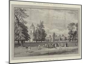 The Great Schools of England, Rugby School, from the Close-null-Mounted Giclee Print