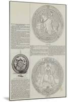 The Great Seal of England Recently Affixed to the Chinese Treaty-null-Mounted Giclee Print