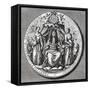 The Great Seal of George I-null-Framed Stretched Canvas