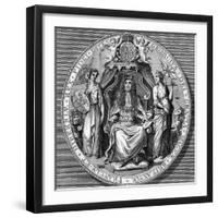 The Great Seal of King George I-Vandroit-Framed Giclee Print