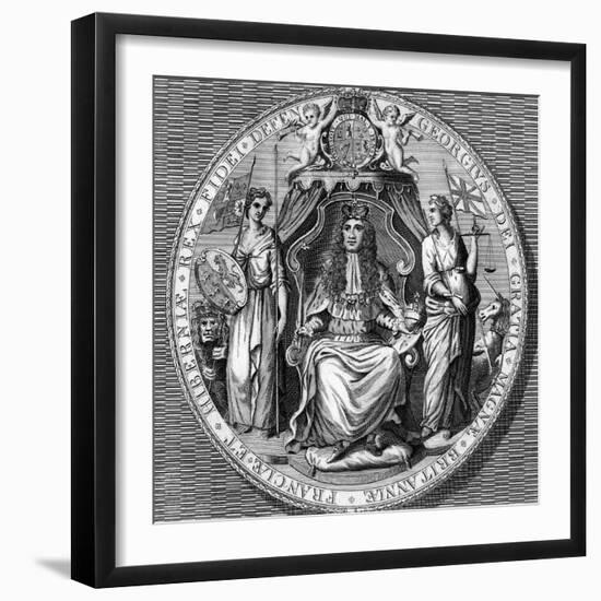 The Great Seal of King George I-Vandroit-Framed Giclee Print