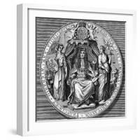 The Great Seal of King George I-Vandroit-Framed Giclee Print