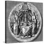 The Great Seal of King George I-Vandroit-Stretched Canvas
