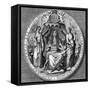 The Great Seal of King George I-Vandroit-Framed Stretched Canvas