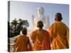 The Great Seated Buddha at Mihintale, Mihintale, Sri Lanka-Gavin Hellier-Stretched Canvas