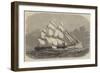 The Great Ship-Race from China to London, the Taeping and the Ariel Off the Lizard-Edwin Weedon-Framed Giclee Print