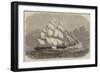 The Great Ship-Race from China to London, the Taeping and the Ariel Off the Lizard-Edwin Weedon-Framed Giclee Print