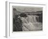 The Great Shoshone Falls, Snake River, Idaho Territory, Usa-null-Framed Giclee Print