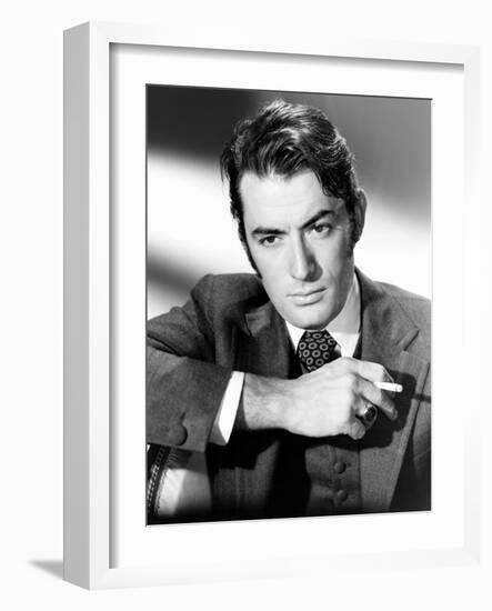 The Great Sinner, Gregory Peck, 1949-null-Framed Photo